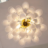 Murano Clear Petali Chandelier Ø57 - 24 glasses - Bellavé Studio