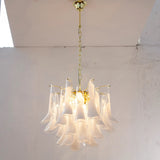 Murano Clear Petali Chandelier Ø57 - 24 glasses - Bellavé Studio