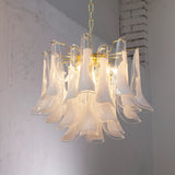 Murano Clear Petali Chandelier Ø57 - 24 glasses - Bellavé Studio