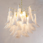Murano Clear Petali Chandelier Ø57 - 24 glasses - Bellavé Studio