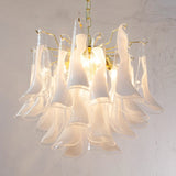 Murano Clear Petali Chandelier Ø57 - 24 glasses - Bellavé Studio