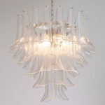 Murano Clear Petali Chandelier Ø75 - 52 Glasses - Bellavé Studio