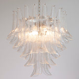 Murano Clear Petali Chandelier Ø75 - 52 Glasses - Bellavé Studio