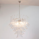 Murano Clear Petali Chandelier Ø75 - 52 Glasses - Bellavé Studio