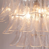 Murano Clear Petali Chandelier Ø75 - 52 Glasses - Bellavé Studio