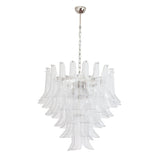 Murano Clear Petali Chandelier Ø75 - 52 Glasses - Bellavé Studio