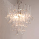 Murano Clear Petali Chandelier Ø75 - 52 Glasses - Bellavé Studio