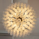 Murano Clear Poliedri Chandelier Ø75 - Bellavé Studio