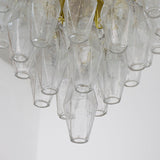 Murano Clear Poliedri Chandelier Ø75 - Bellavé Studio