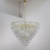 Murano Clear Poliedri Chandelier Ø75 - Bellavé Studio
