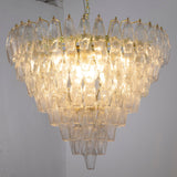 Murano Clear Poliedri Chandelier Ø75 - Bellavé Studio