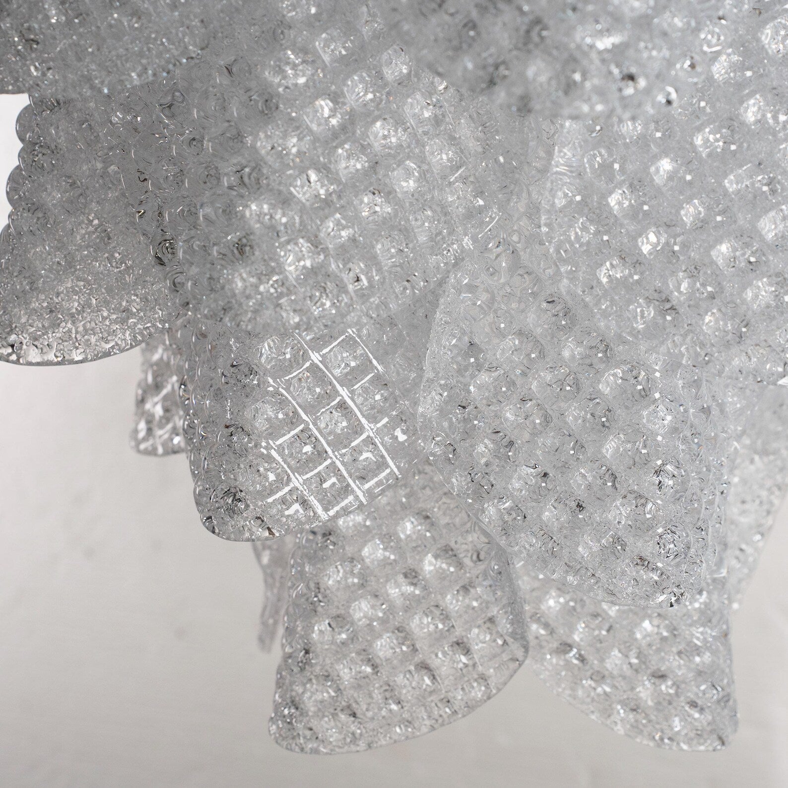 Murano Clear Rondini Chandelier Ø55 - 38 Glasses - Bellavé Studio
