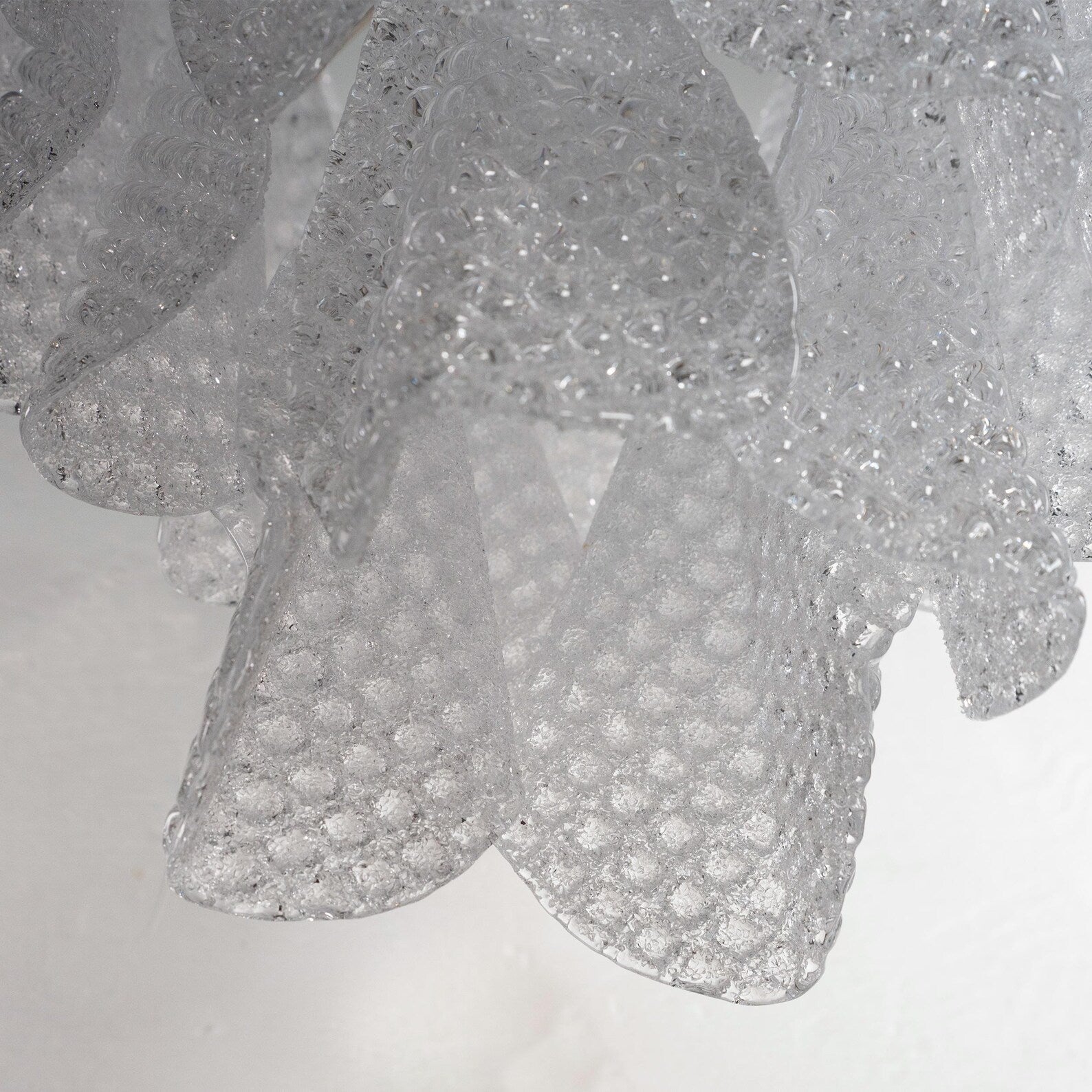 Murano Clear Rondini Chandelier Ø55 - 38 Glasses - Bellavé Studio