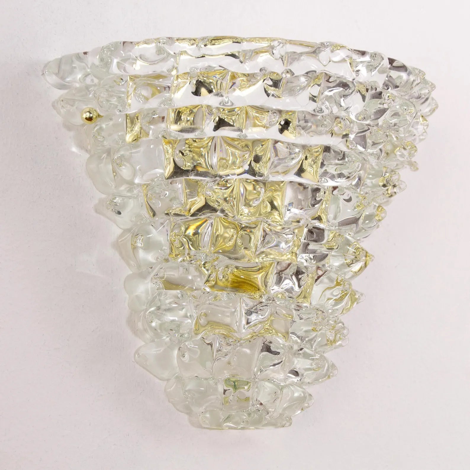 Murano Clear Rostrato Wall Lamp - Bellavé Studio