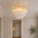 Murano Clear Tronchi Ceiling Light Ø50 – 36 Tubes - Bellavé Studio