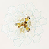 Murano Clear Tronchi Chandelier Ø36 - 15 Tubes - Bellavé Studio