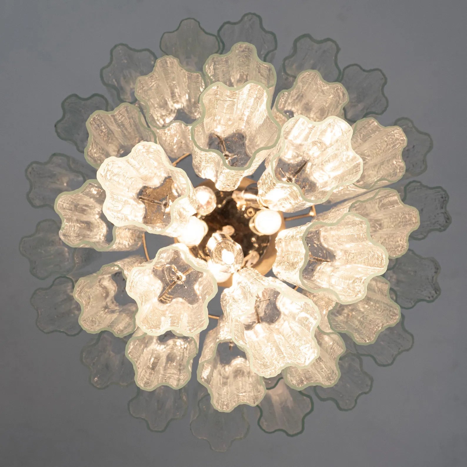Murano Clear Tronchi Chandelier Ø50 - 36 Tubes - Bellavé Studio