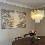 Murano Clear Tronchi Chandelier Ø58 - 36 Tubes - Bellavé Studio