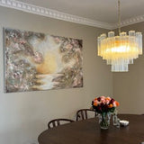 Murano Clear Tronchi Chandelier Ø58 - 36 Tubes - Bellavé Studio