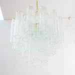 Murano Clear Tronchi Chandelier Ø58 - 36 Tubes - Bellavé Studio