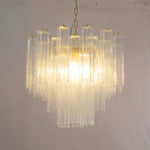 Murano Clear Tronchi Chandelier Ø58 - 36 Tubes - Bellavé Studio