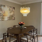 Murano Clear Tronchi Chandelier Ø58 - 36 Tubes - Bellavé Studio