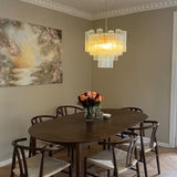 Murano Clear Tronchi Chandelier Ø58 - 36 Tubes - Bellavé Studio