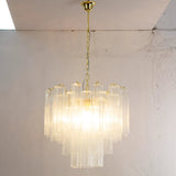 Murano Clear Tronchi Chandelier Ø58 - 36 Tubes - Bellavé Studio