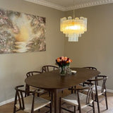 Murano Clear Tronchi Chandelier Ø58 - 36 Tubes - Bellavé Studio