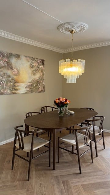 Murano Clear Tronchi Chandelier Ø58 - 36 Tubes - Bellavé Studio
