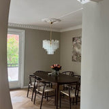 Murano Clear Tronchi Chandelier Ø58 - 36 Tubes - Bellavé Studio