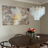 Murano Clear Tronchi Chandelier Ø58 - 36 Tubes - Bellavé Studio