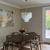 Murano Clear Tronchi Chandelier Ø58 - 36 Tubes - Bellavé Studio