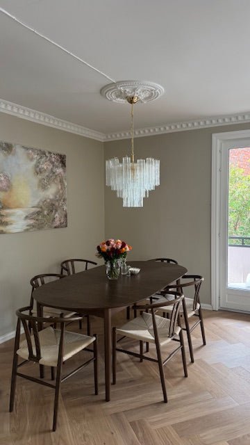 Murano Clear Tronchi Chandelier Ø58 - 36 Tubes - Bellavé Studio