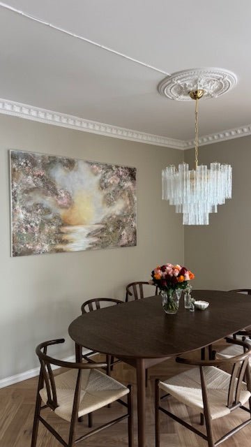 Murano Clear Tronchi Chandelier Ø58 - 36 Tubes - Bellavé Studio