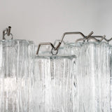 Murano Clear Tronchi Chandelier Ø60 - 52 Tubes - Bellavé Studio