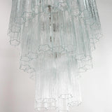Murano Clear Tronchi Chandelier Ø60 - 52 Tubes - Bellavé Studio
