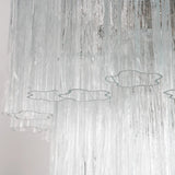 Murano Clear Tronchi Chandelier Ø60 - 52 Tubes - Bellavé Studio