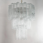 Murano Clear Tronchi Chandelier Ø60 - 52 Tubes - Bellavé Studio