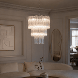 Murano Clear Tronchi Chandelier Ø65 - 48 Tubes - Bellavé Studio