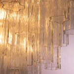 Murano Clear Tronchi Chandelier Ø70 - 56 Tubes - Bellavé Studio