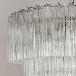 Murano Clear Tronchi Chandelier Ø85 - 78 Tubes - Bellavé Studio