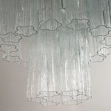 Murano Clear Tronchi Chandelier Ø85 - 78 Tubes - Bellavé Studio