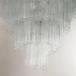 Murano Clear Tronchi Chandelier Ø85 - 78 Tubes - Bellavé Studio
