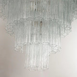 Murano Clear Tronchi Chandelier Ø85 - 78 Tubes - Bellavé Studio