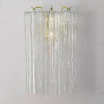 Murano Clear Tronchi Wall Sconces – Set of 2 - Bellavé Studio