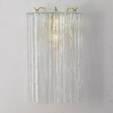 Murano Clear Tronchi Wall Sconces – Set of 2 - Bellavé Studio