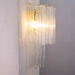 Murano Clear Tronchi Wall Sconces – Set of 2 - Bellavé Studio