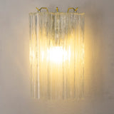 Murano Clear Tronchi Wall Sconces – Set of 2 - Bellavé Studio