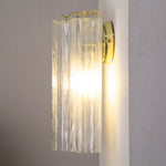 Murano Clear Tronchi Wall Sconces – Set of 2 - Bellavé Studio